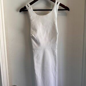 Zara White Cross-Back Dress